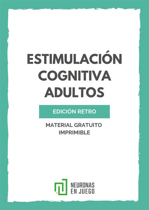 Materiales gratuitos estimulación cognitiva